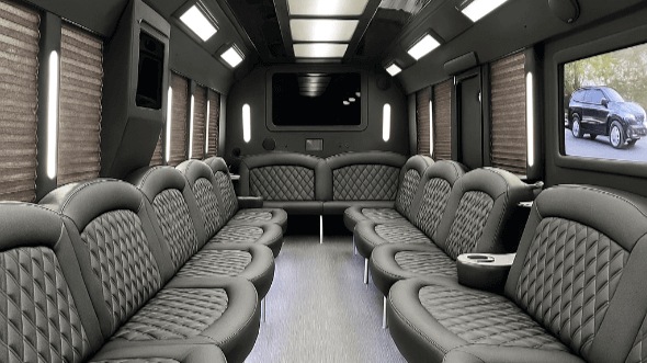 Interior of Horn Lake Party Bus Company's 30 Passenger Party Bus in Horn Lake