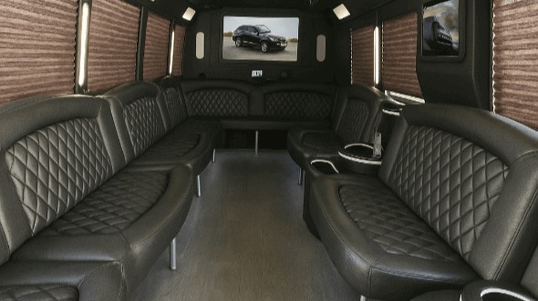 30 Passenger Party Bus Interior