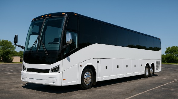 Exterior of Mississippi Party Bus Company's 46 Passenger Charter Bus in Mississippi