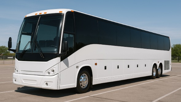 Exterior of Olive Branch Party Bus Company's 50 Passenger Party Bus in Olive Branch