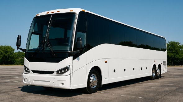 Exterior of Mississippi Party Bus Company's 55 Passenger Charter Bus in Mississippi