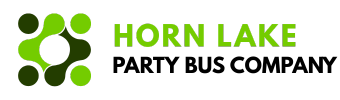 horn lake party bus company logo